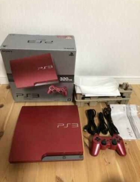 Console PS3 Slim 320GB rouge/bleu