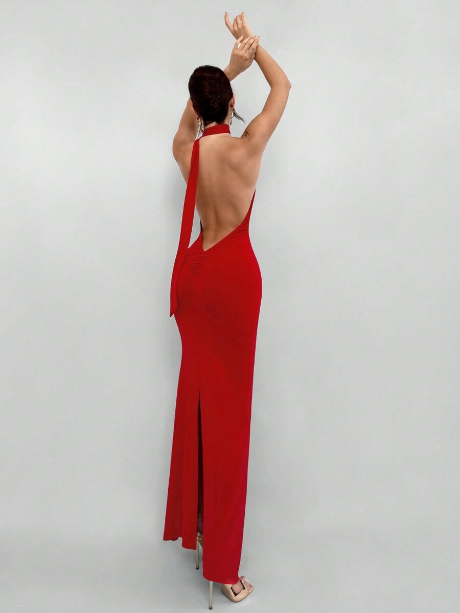 Long dinner date dress