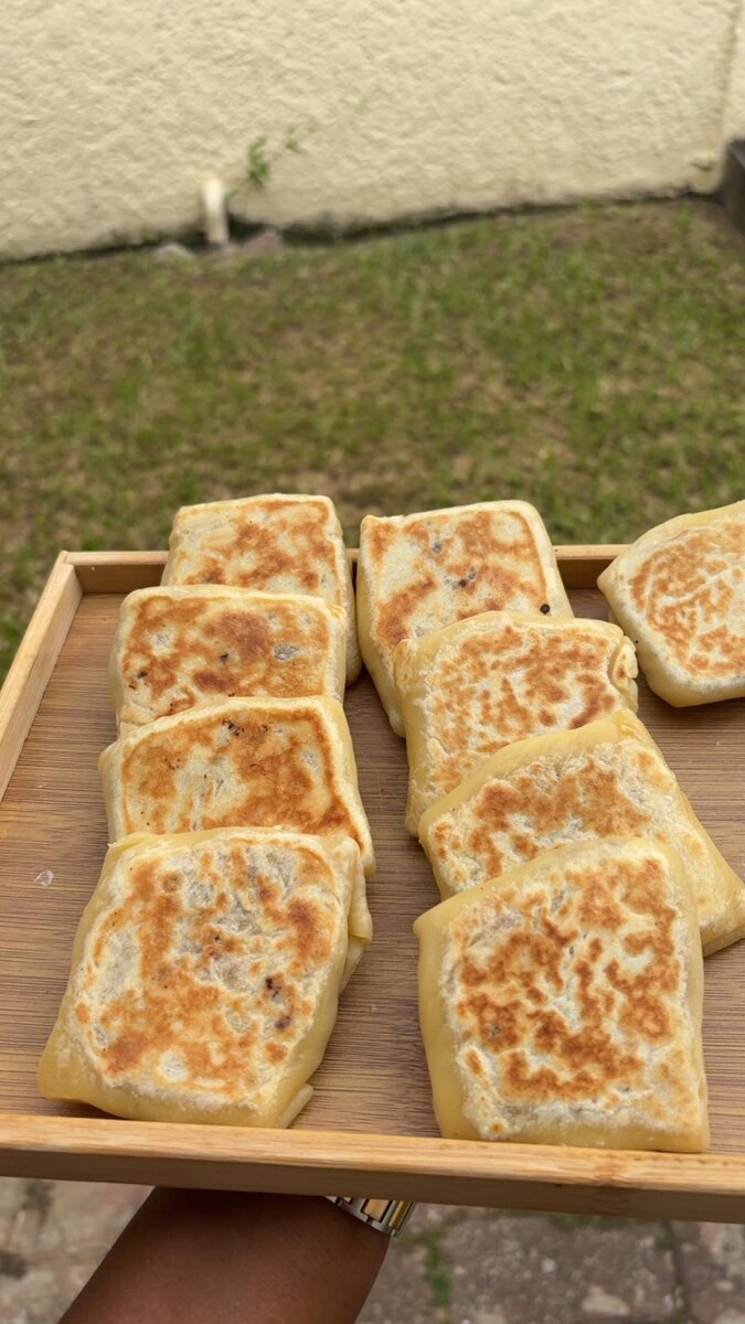 3 crêpes carrées