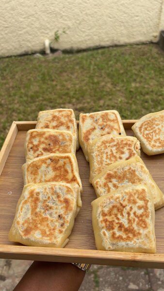 3 crêpes carrées