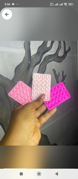 Ventouse silicone téléphone