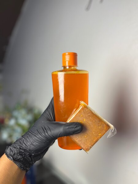 Combo peau caramel