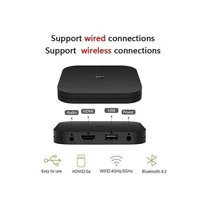 XIAOMI Mi TV Box S 4K 2nd Generation  Noir