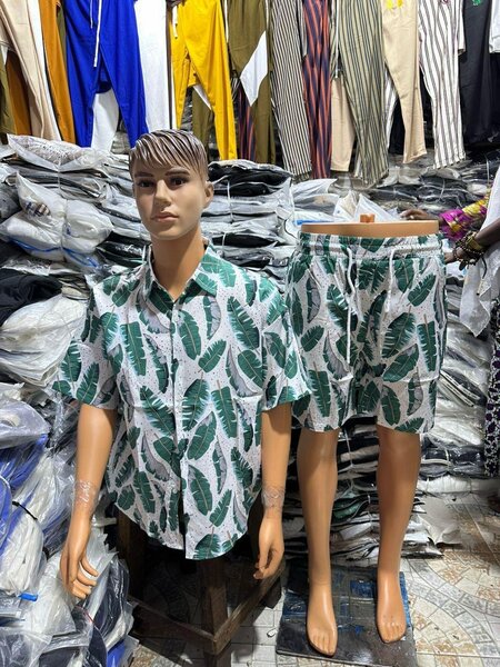 Ensemble chemise et short homme