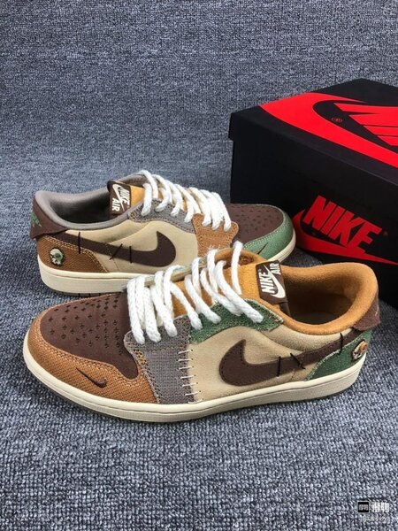 Baskets Nike cuir multicolore