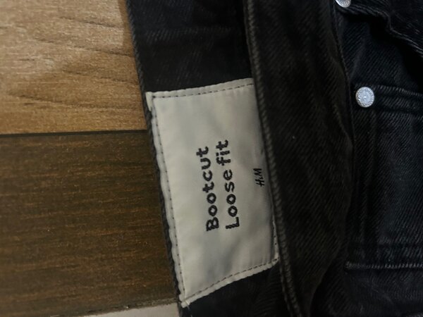 Baggy black H&M jeans