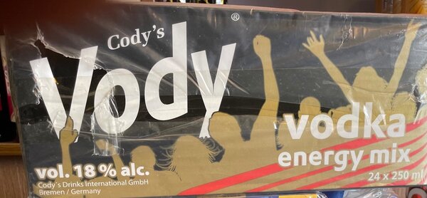 Vody energy mix and Red Bull