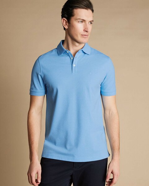 Polo bleu ciel