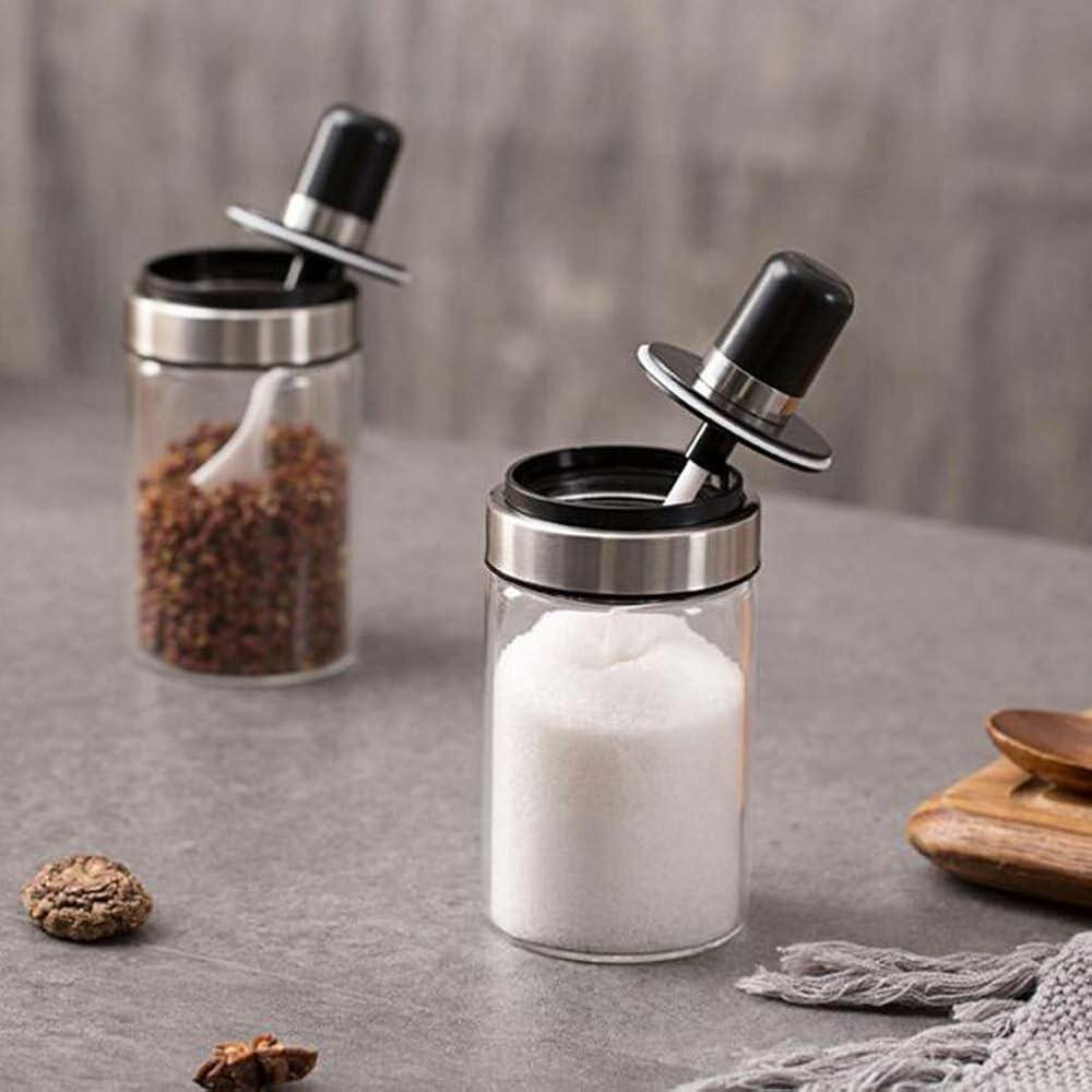 Bocal à épice avec cuillère