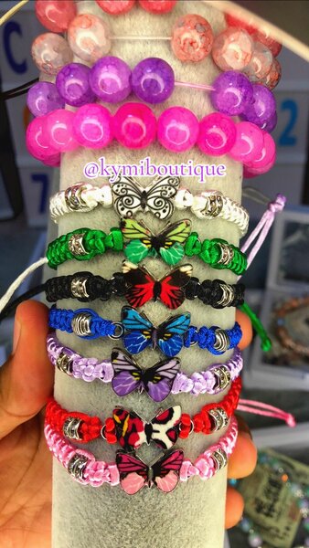 Bracelet Papillon 12pcs