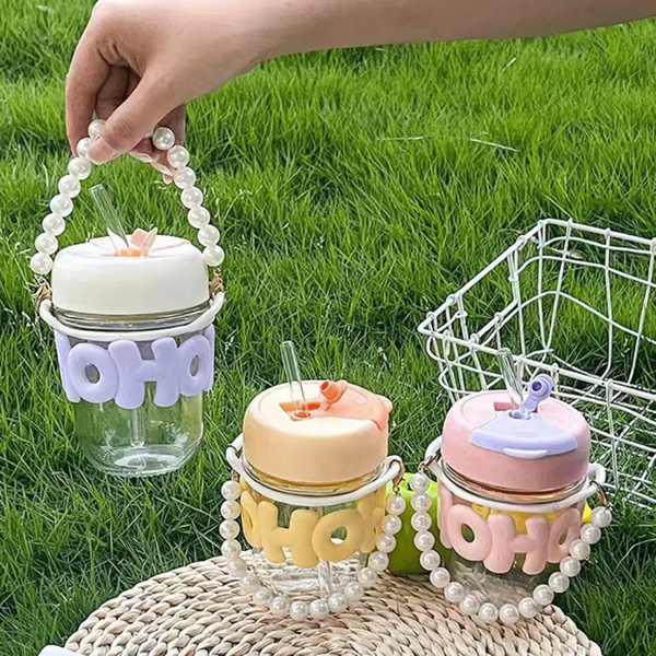 Gourde d'eau en verre