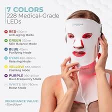Led face and neck mask