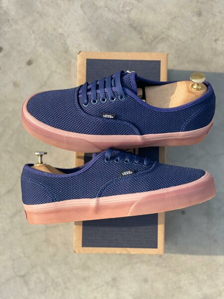 Baskets en toile bleue unisexe