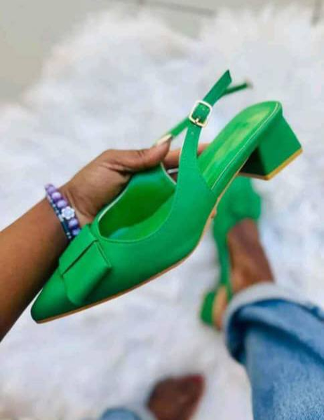 shoes with a bow