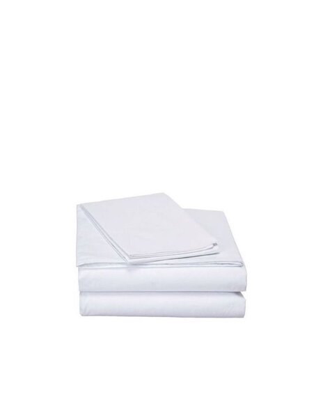4 Piece King Size Bedsheet Set - White
