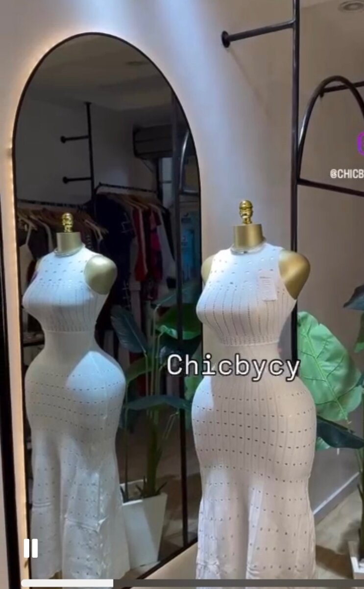 Robe élégante en maille