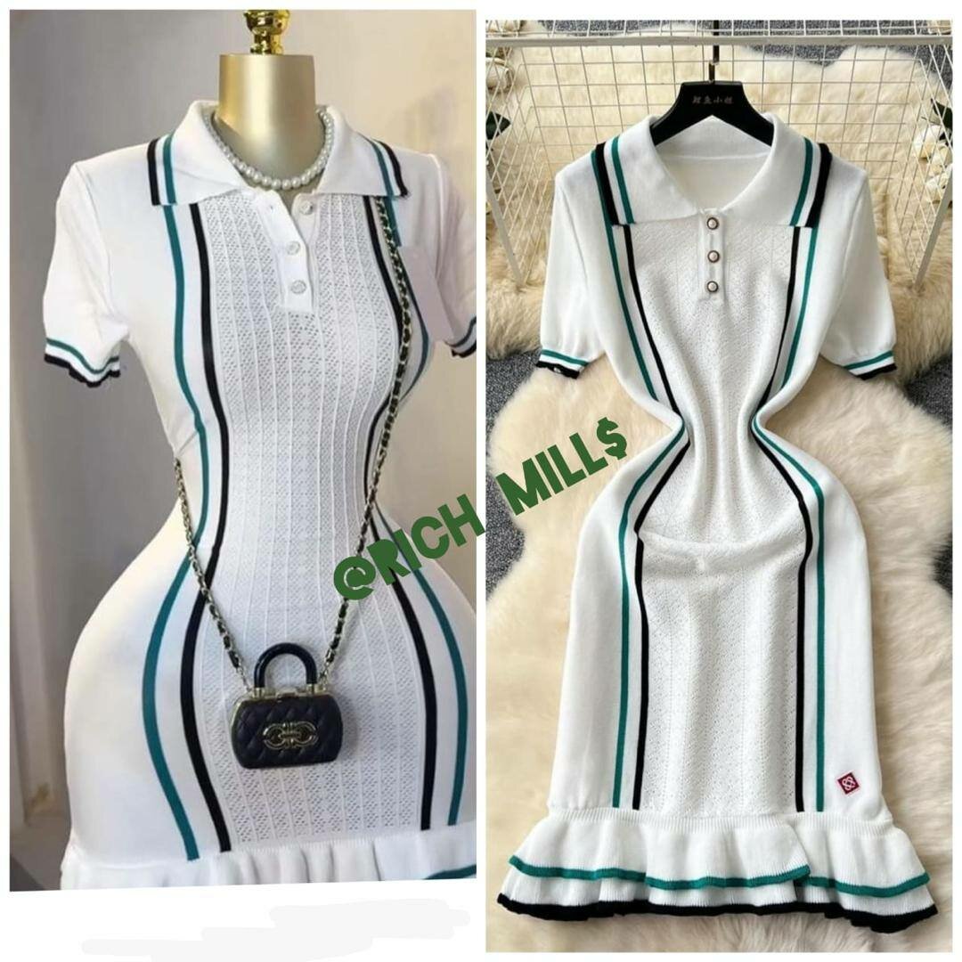 Robe blanche courte
