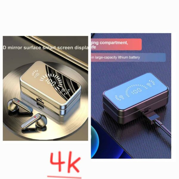 Écouteurs Bluetooth 4K LED