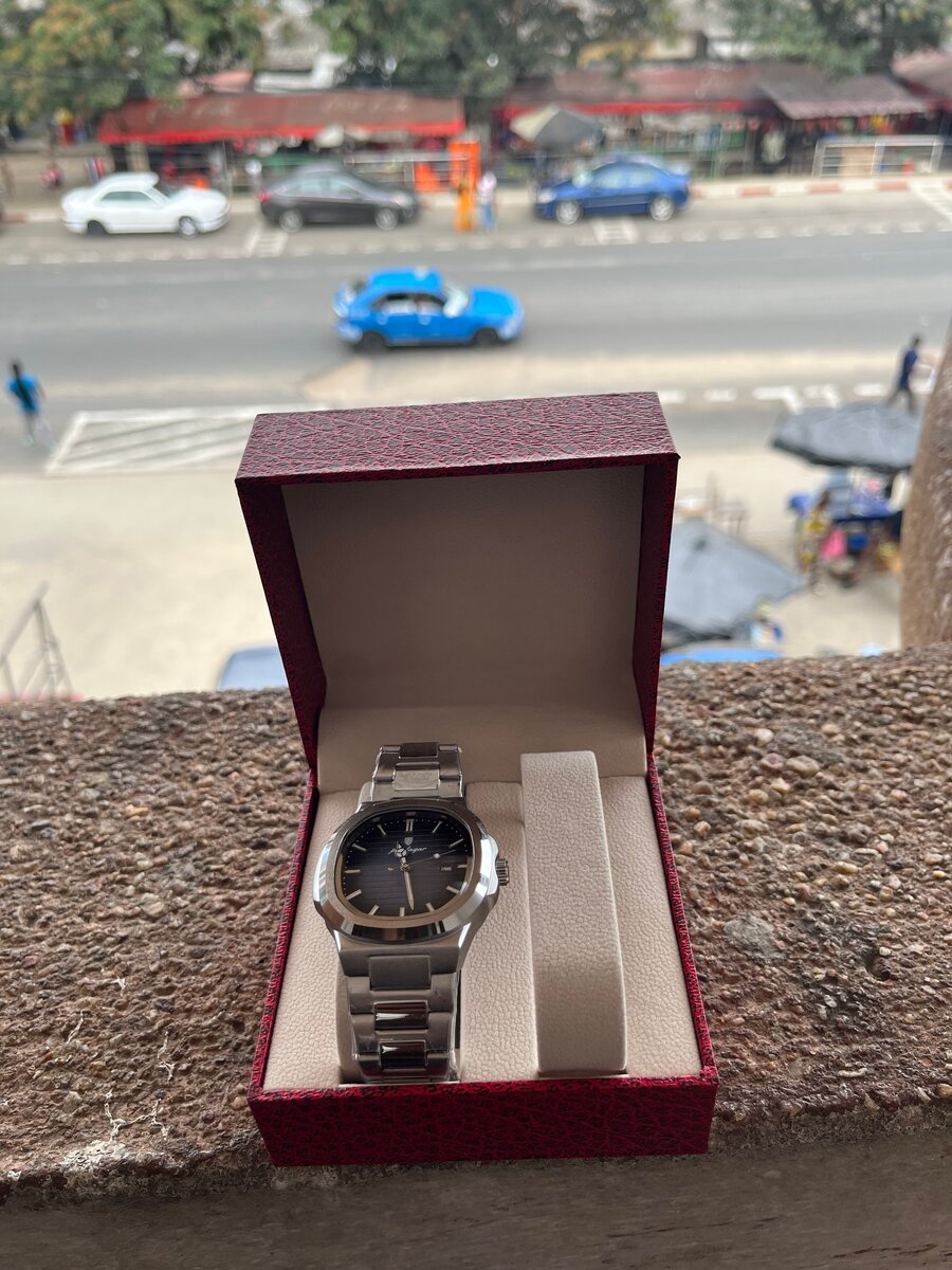 Montre élégante en acier inoxydable