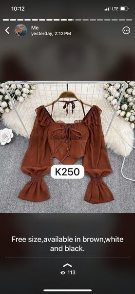 Summer tops