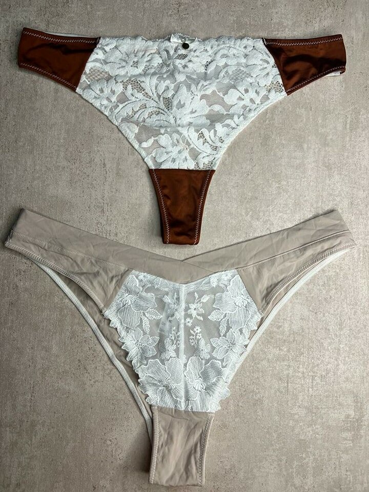 DE PETITE CULOTTE  EN DENTELLE , SANS TRACE, et STRING 