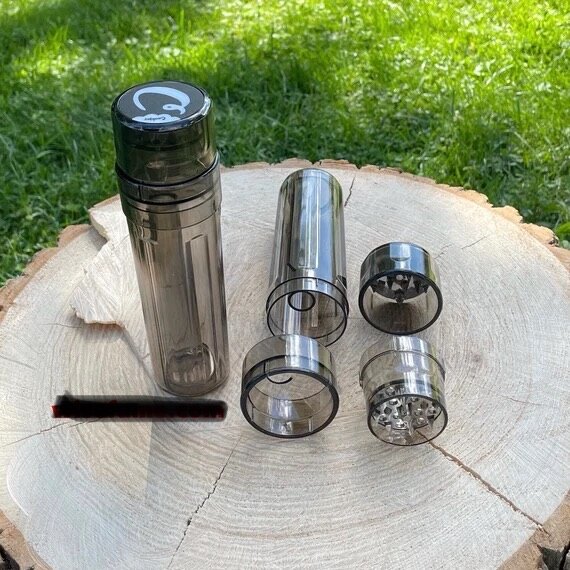 All in one tobacco grinder