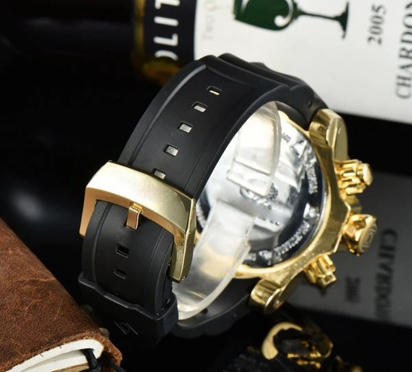 Montre Sportive Dorée Homme