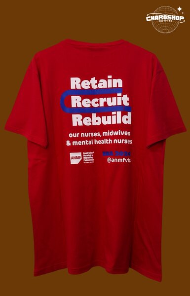 T-shirt rouge ANMF