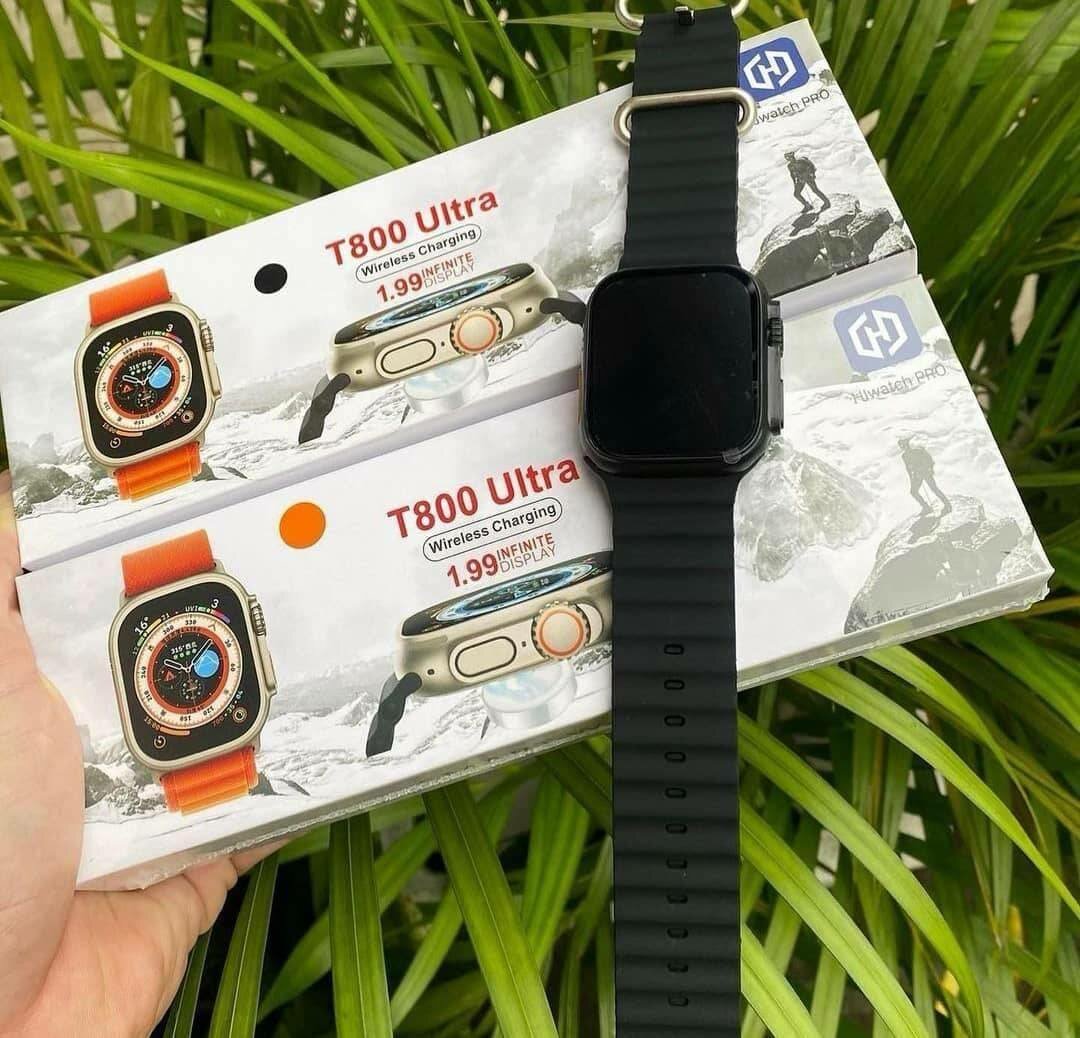 montre connectée T800 noir