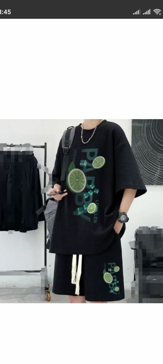 Complet Hommes t-shirt+short