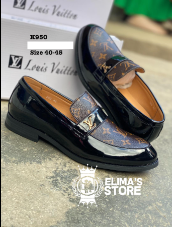 black loafers
