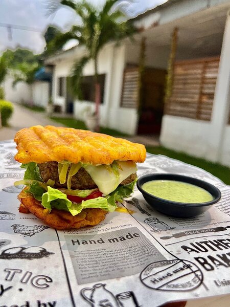 Burger plantain