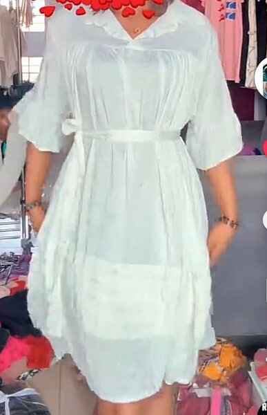 Robe élégante en mousseline