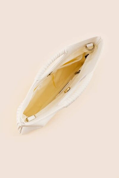 MARIAM SOFT STRAW CUT OUT HANDLE TOTE