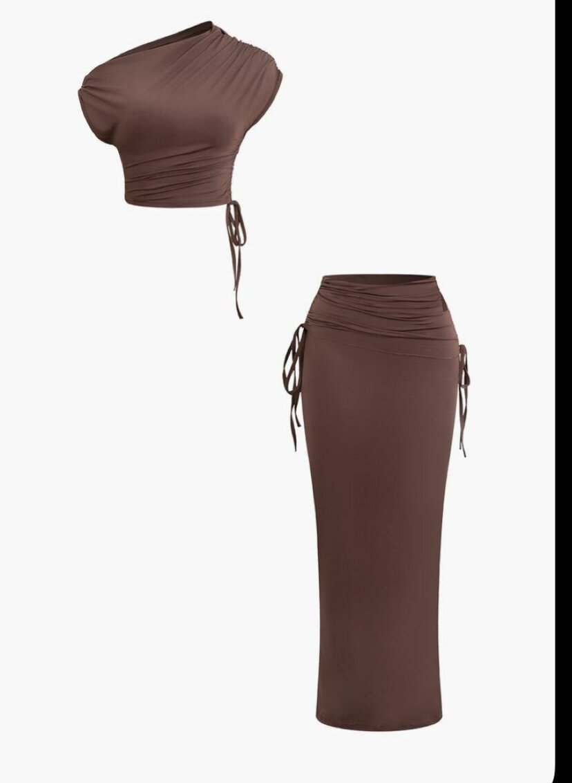 Ensemble Top et Jupe Élégant