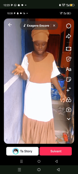 Robe bicolore élégante