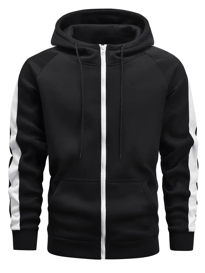 Veste à capuche zippée unisexe