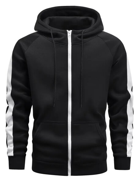 Veste à capuche zippée unisexe