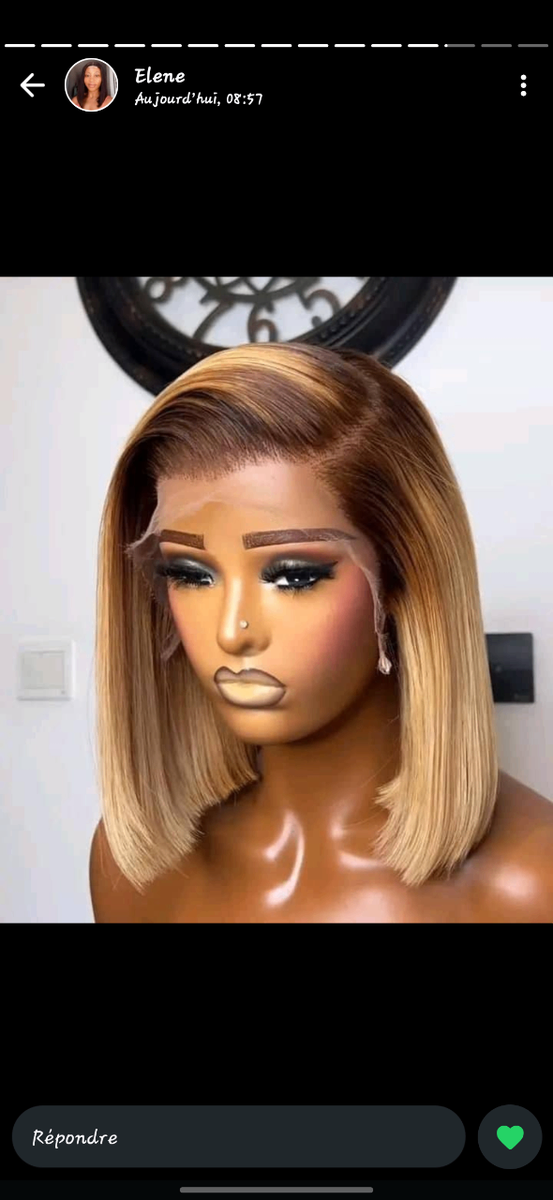 Perruque lace front naturelle