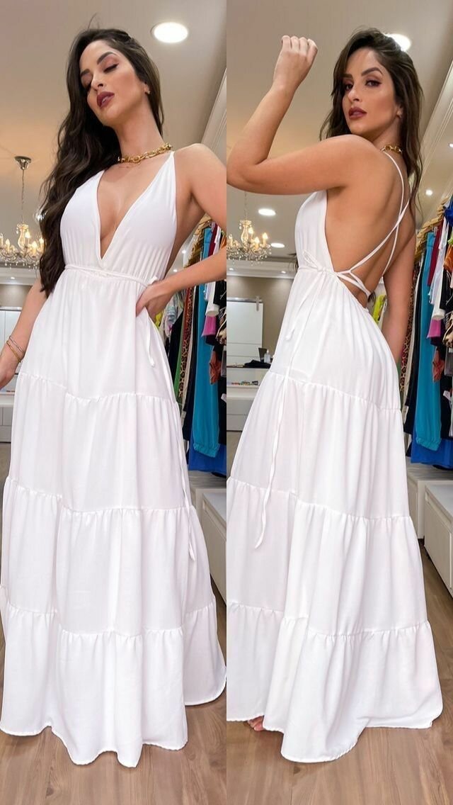 Longue robe blanche