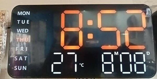 Horloge Murale LED Numérique