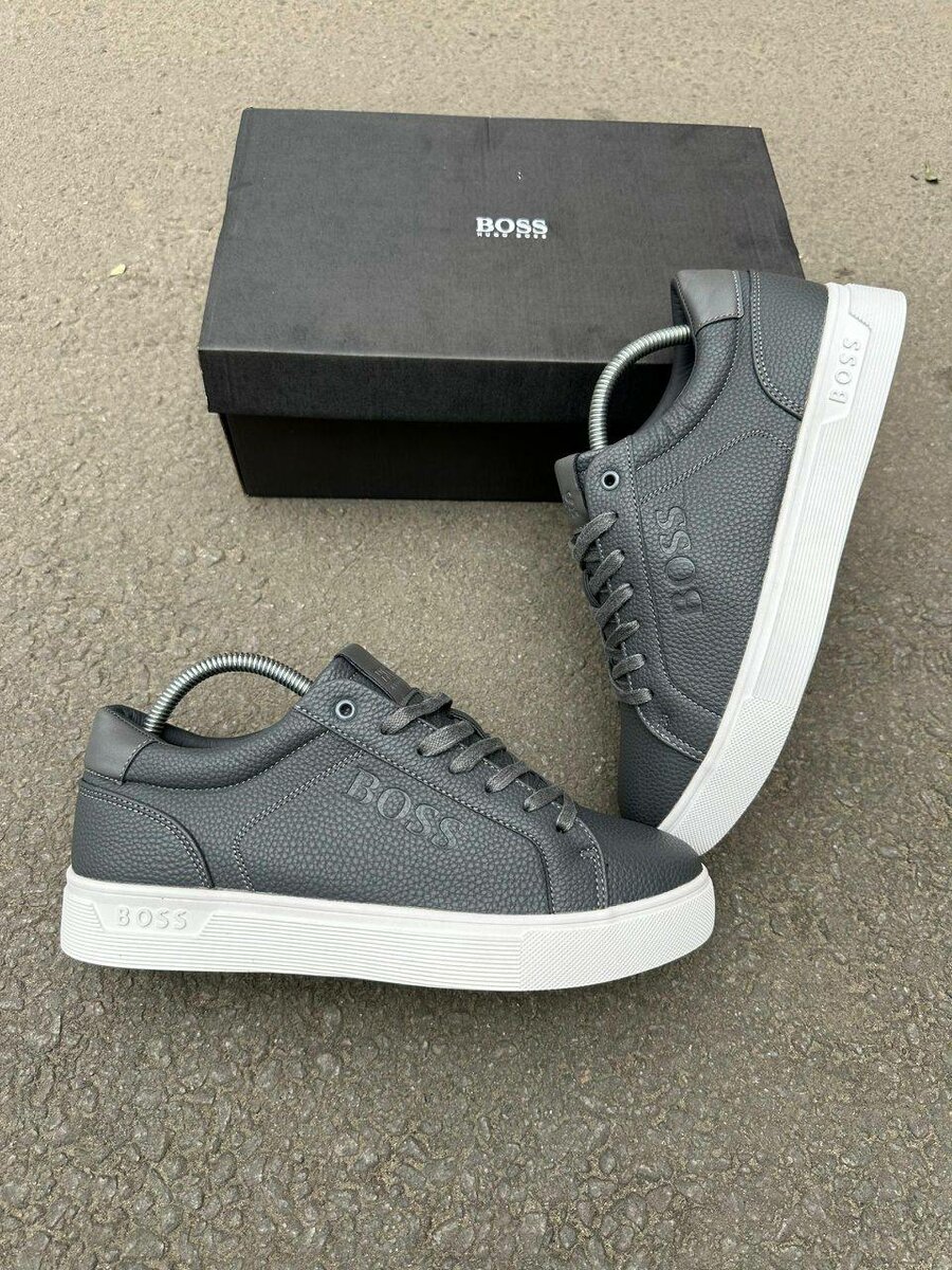 Sneakers en cuir BOSS élégants