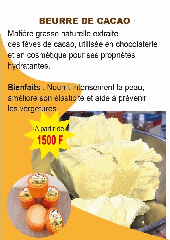 Beurre de Cacao - Hydratant Naturel