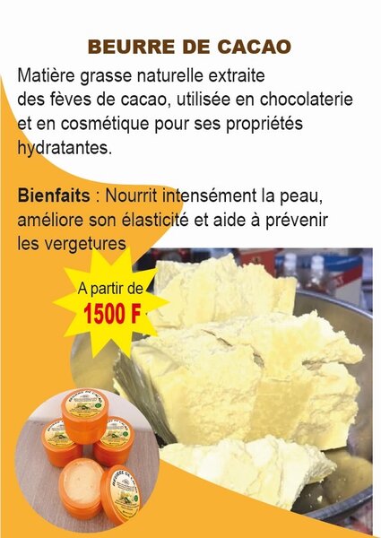 Beurre de Cacao - Hydratant Naturel
