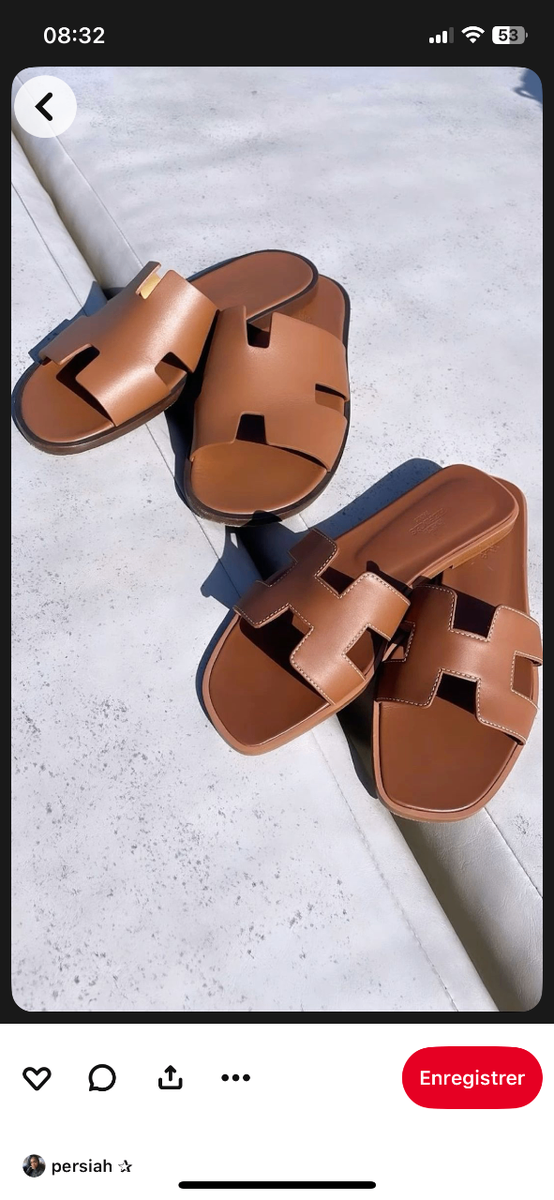 Duo Sandales en cuir