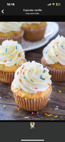 Cupcake vanilla