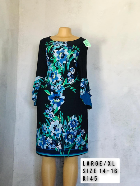 Robe noir bleu