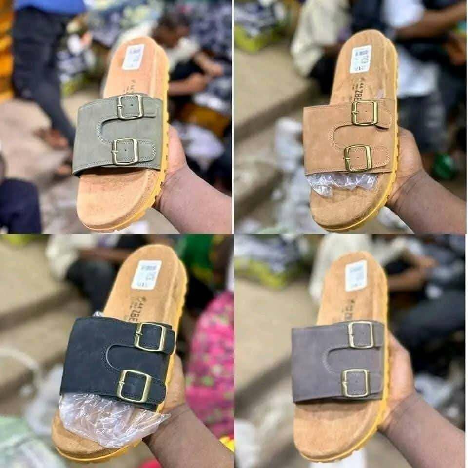 Sandales confortables à boucles