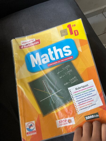 Cahier Maths 1ère D