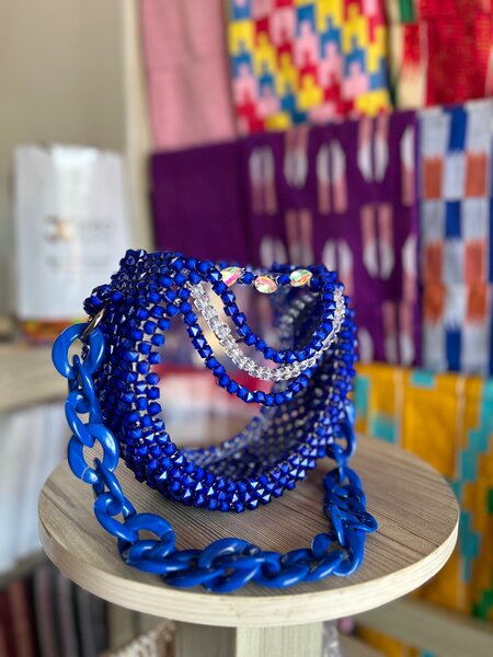 Beaded handbag